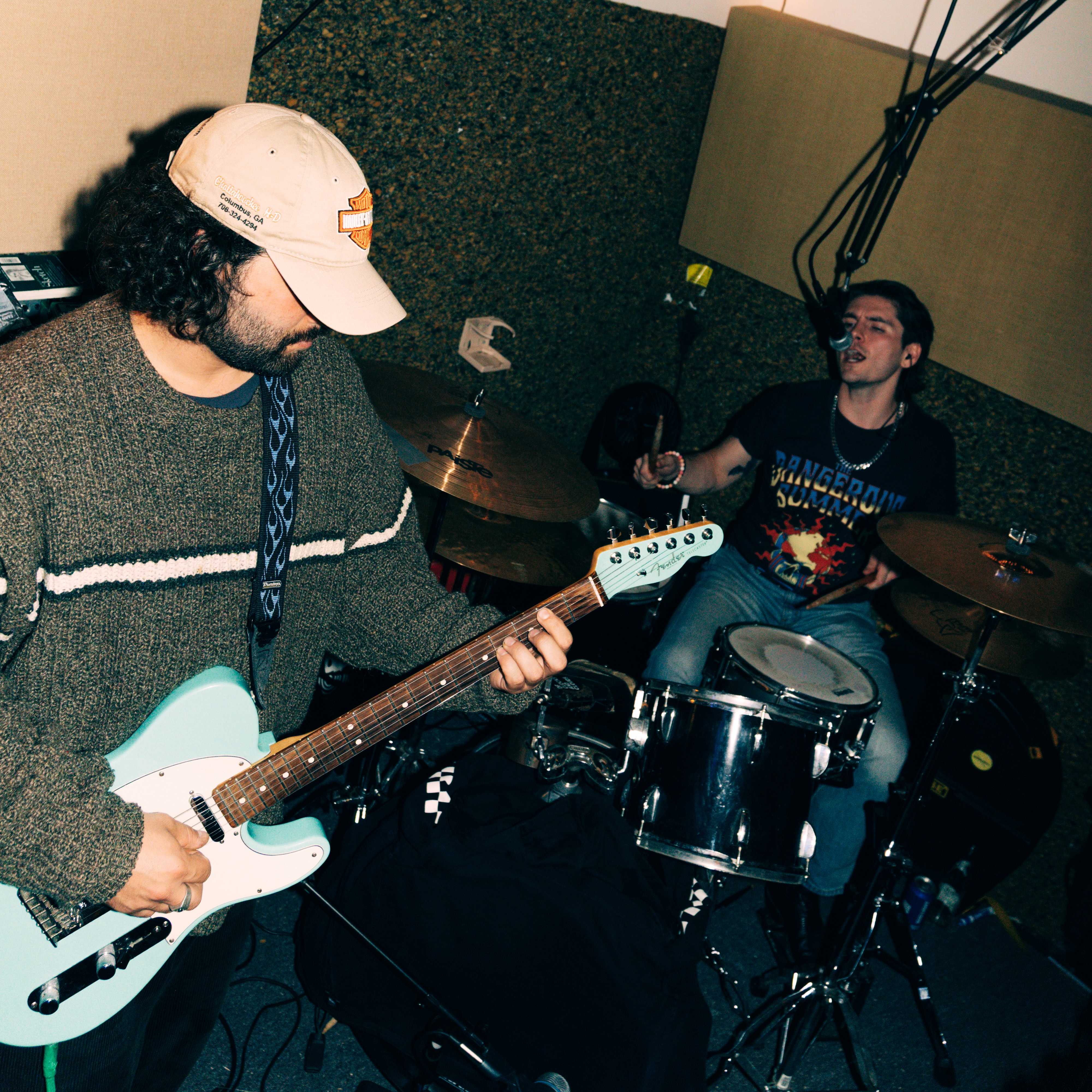 Wide shot of a venue or crowd