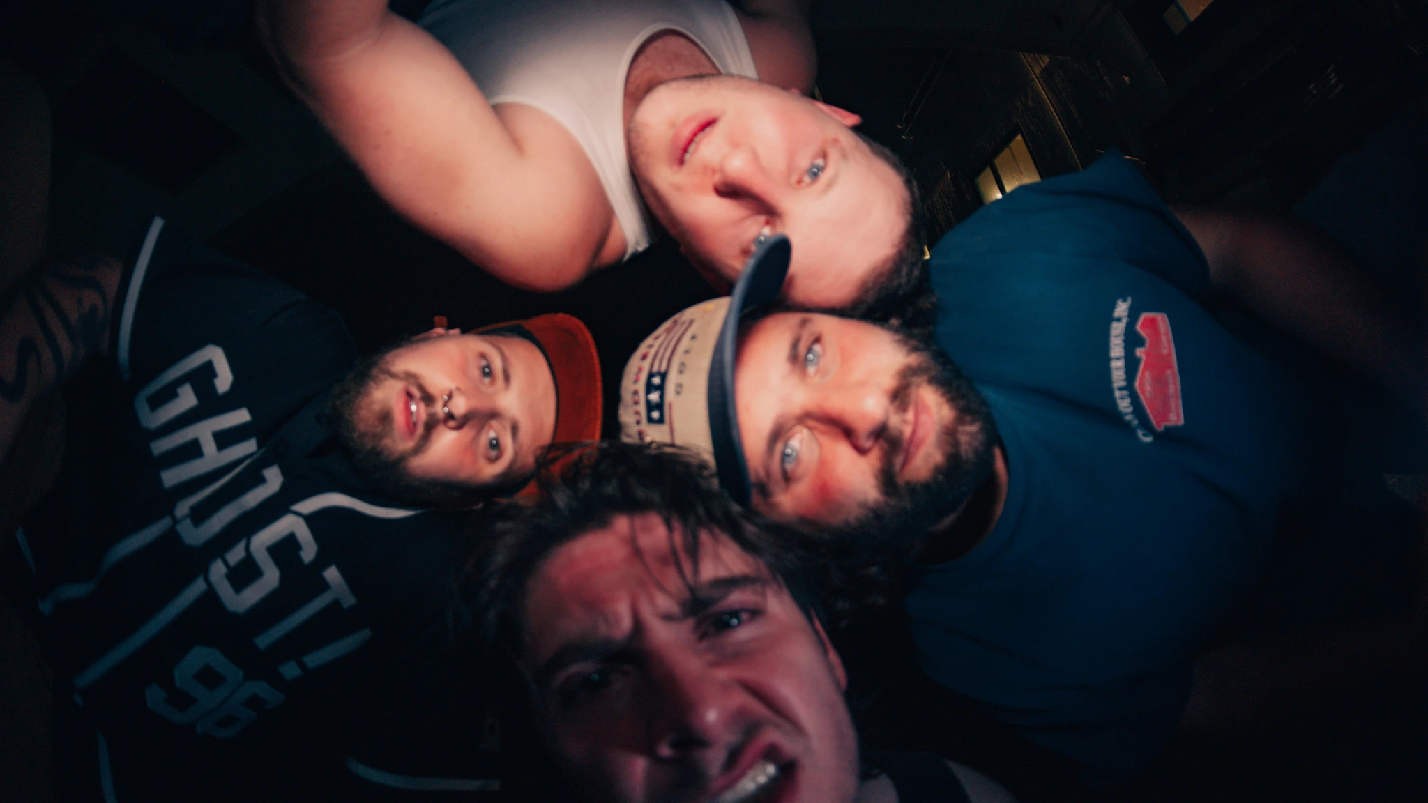 High-quality music photo with intense light